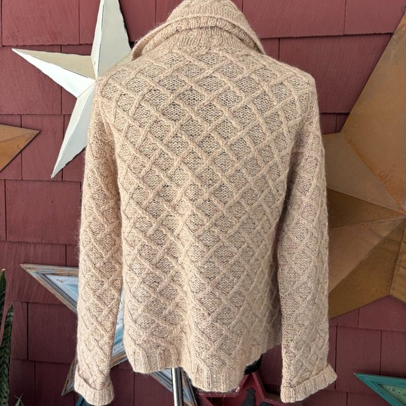 Vtg Y2K 90s A Line Anne Klein Knit Turtleneck Mohair Wool Blend Sweater Size M - Picture 5 of 7